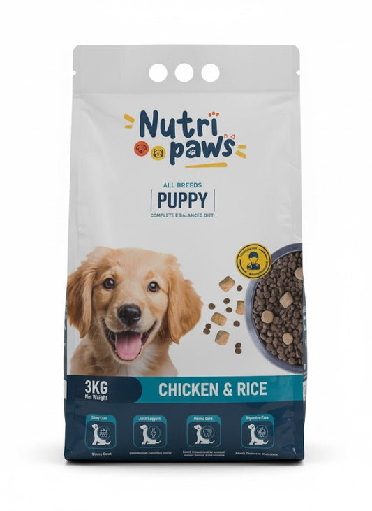 Nutripaws Puppy Food for Puppies - 3Kg
