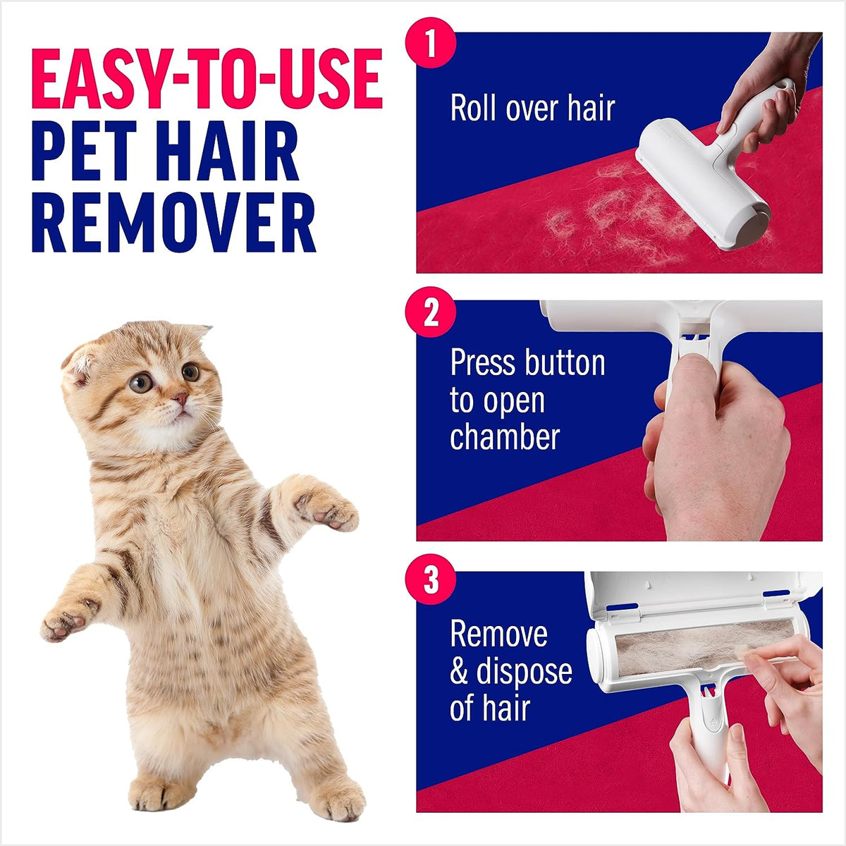 Open Pocket Dog And Cat Fur Remover Best Quality