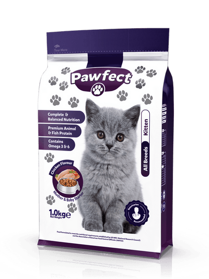 Pawfect Kitten Food 1 - 12 Months
