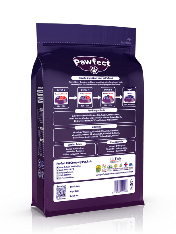 Pawfect Kitten Food 1 - 12 Months