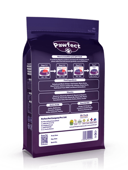 Pawfect Kitten Food 1 - 12 Months