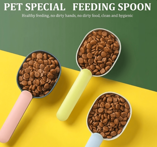 Pet Food Measuring Spoon With Long Handle