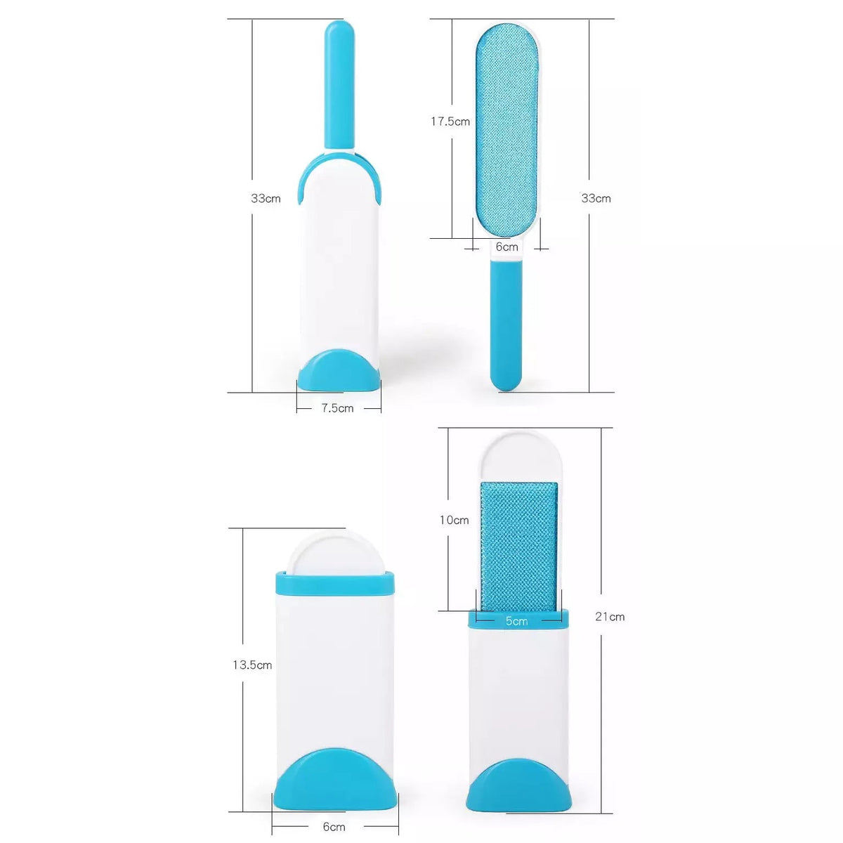 Pet Hair Remover - 2 in 1 Double-Sided Standard-Size - Remove Cat and Dog Fur, Lint, Bedding, Fabric