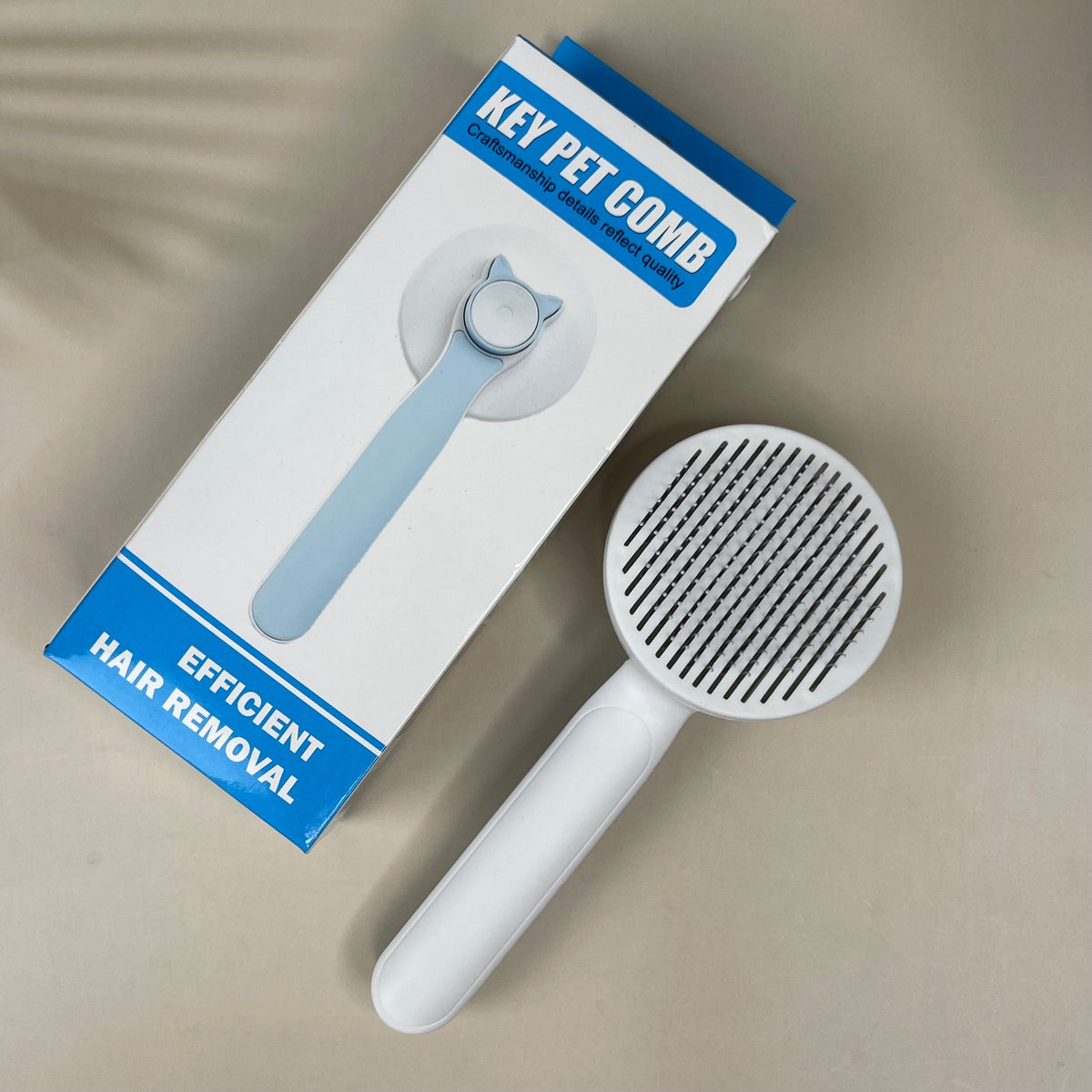 Self-Cleaning Pet Brush for Clean-Hair