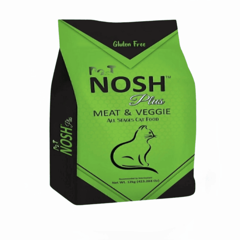 Pet Nosh Plus Cat Food All Life Stage Meat & Veggie 1.2Kg