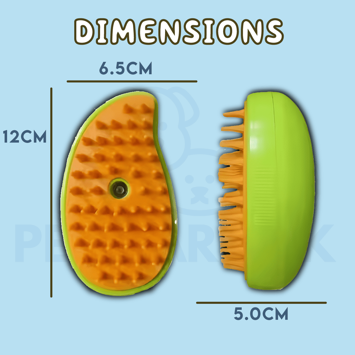 Pet Soft Steamy Brush for Removing Tangled And Loose Hair