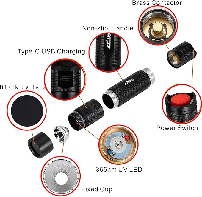 Pet UV Urine and Fungal Detector