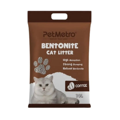 PetMetro Premium Imported Bentonite Cat Litter 10 Litre