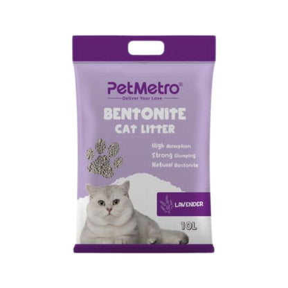 PetMetro Premium Imported Bentonite Cat Litter 10 Litre