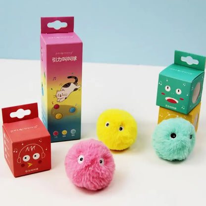 Petgravity Smart Touch Catnip Ball Toy (Pack of 3)