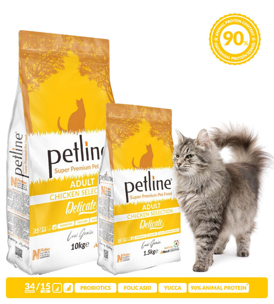 Petline Super Premium Adult Cat Food Chicken