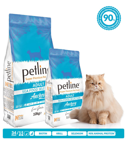 Petline Super Premium Adult Cat Food Sea Food