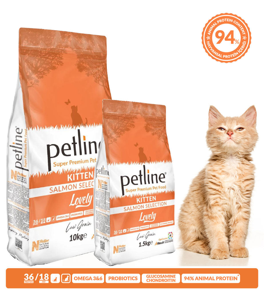 Petline Super Premium Kitten Salmon 1.5Kg
