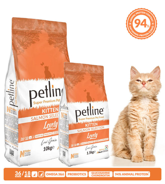 Petline Super Premium Kitten Salmon 1.5Kg