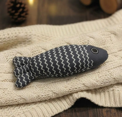 Plush Pillow Fish Toy for Kitten and Cats
