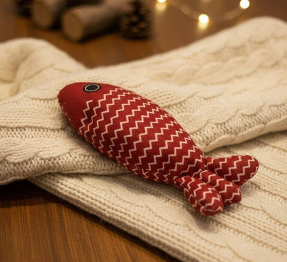 Plush Pillow Fish Toy for Kitten and Cats
