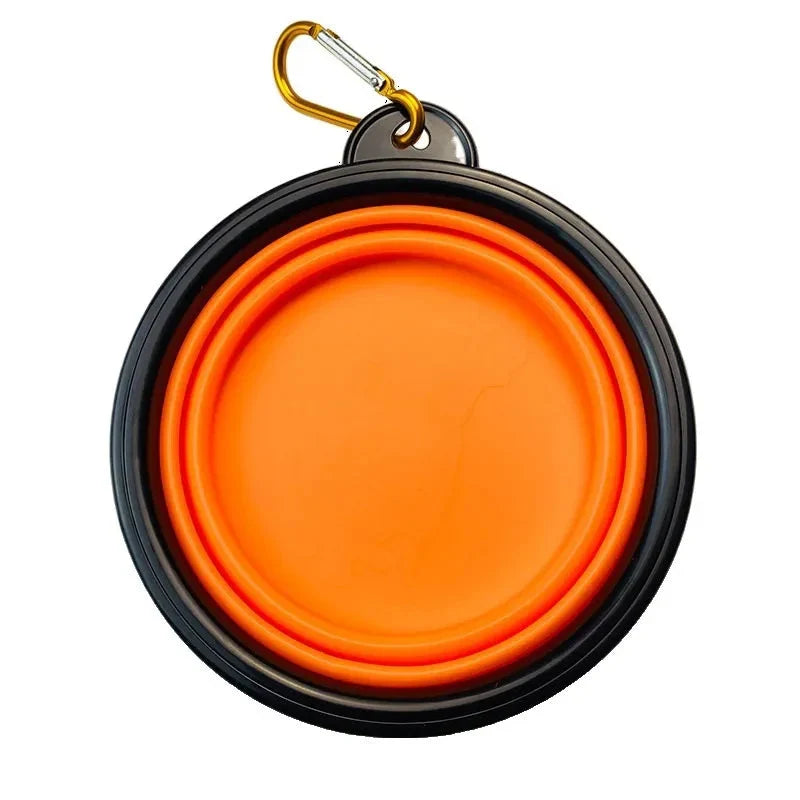 Portable Travel Bowl for Cats and Dogs (Assorted Colors)