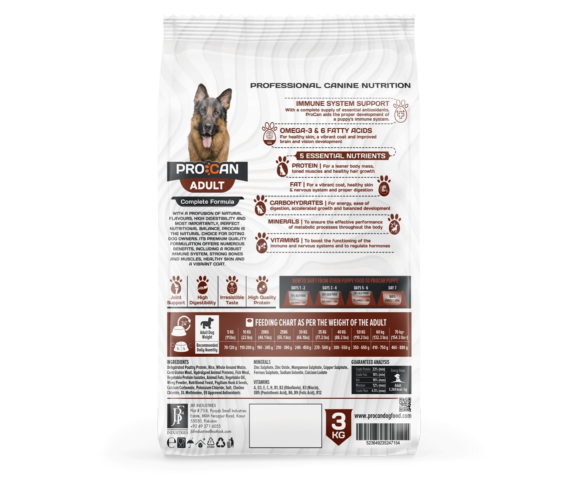Procan Adult Dog Food Complete Formula