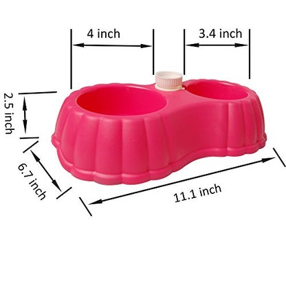 Pumpkin Double Bowl Water Dispenser Non-Slip