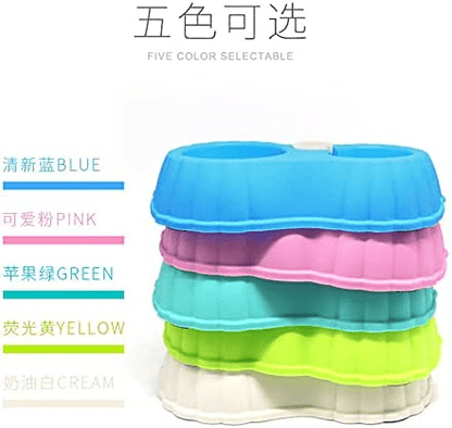 Pumpkin Double Bowl Water Dispenser Non-Slip