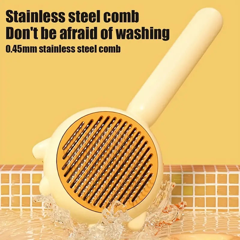 Purrfect Groom Self-Cleaning Cat Brush