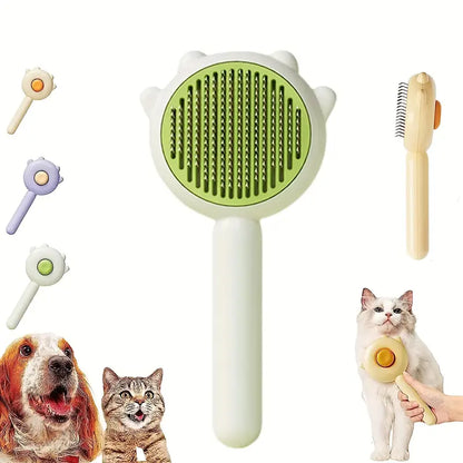 Purrfect Groom Self-Cleaning Cat Brush