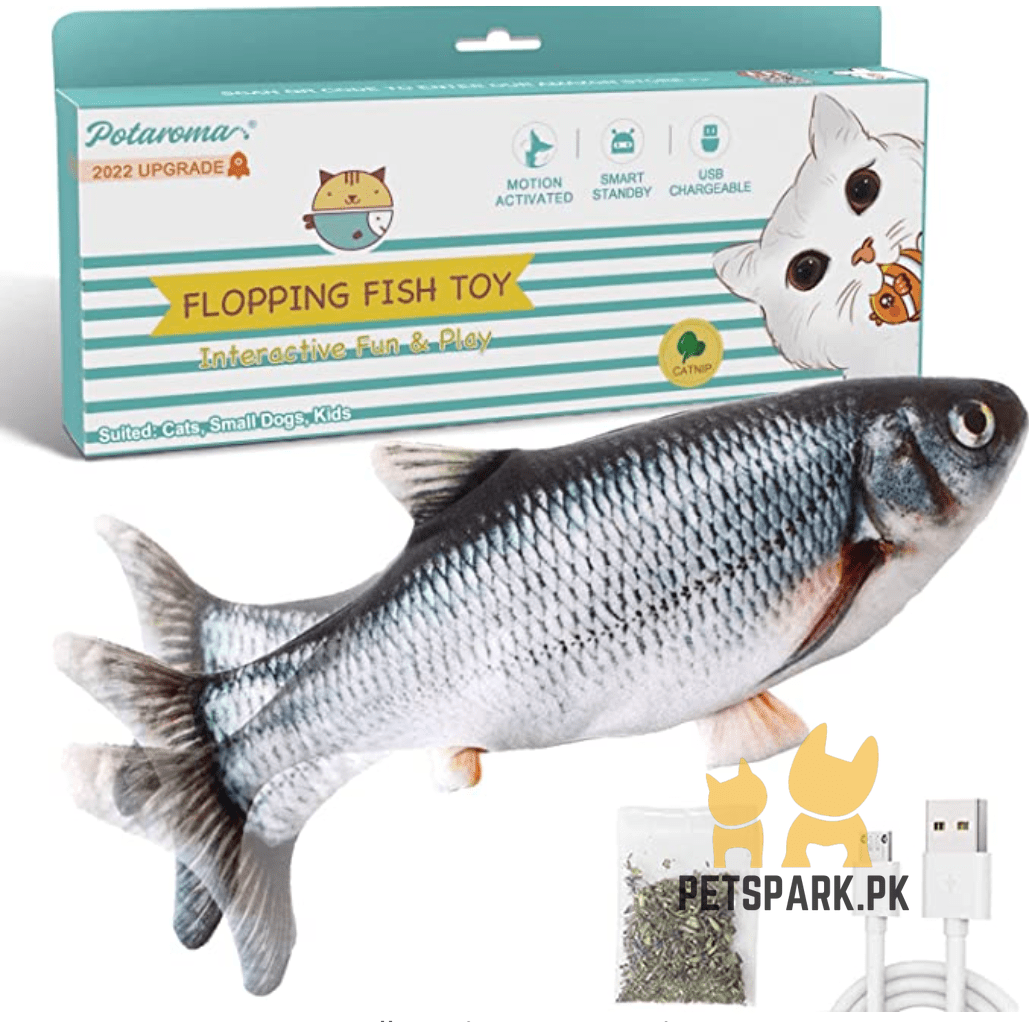 Rechargeable Smart Fish Toy for Cats and Dogs