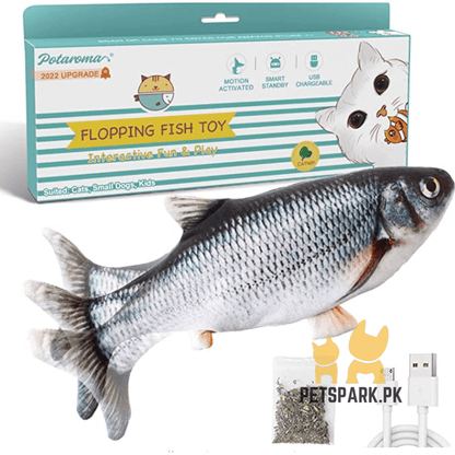 Rechargeable Smart Fish Toy for Cats and Dogs