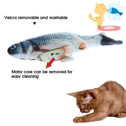 Rechargeable Smart Fish Toy for Cats and Dogs