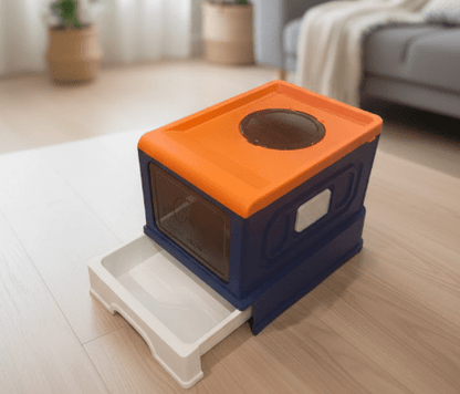 Rectangular Large Litter Box With Free Scoop