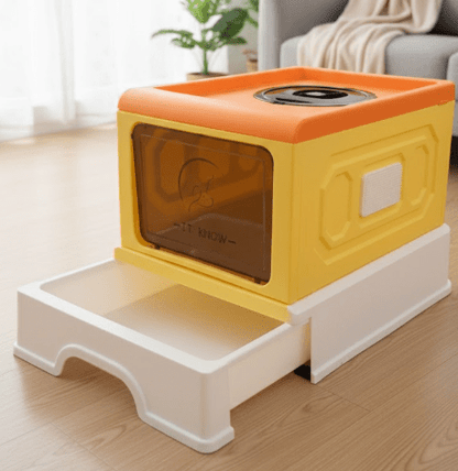 Rectangular Large Litter Box With Free Scoop