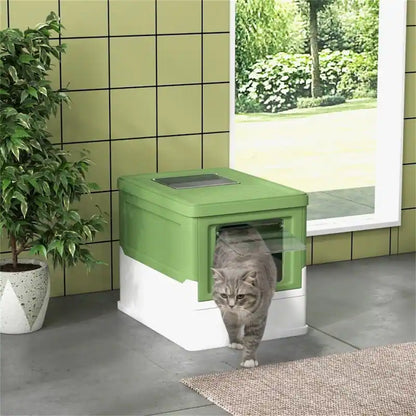 Rectangular Large Litter Box With Free Scoop