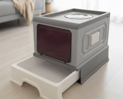 Rectangular Large Litter Box With Free Scoop