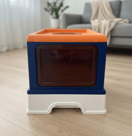Rectangular Large Litter Box With Free Scoop