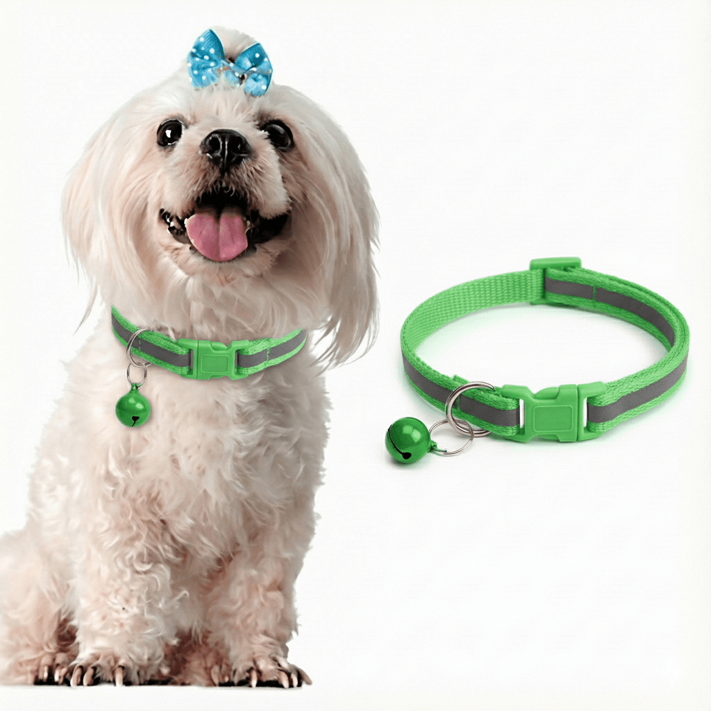 Reflective Cat Collar with Bell Adjustable For Cats