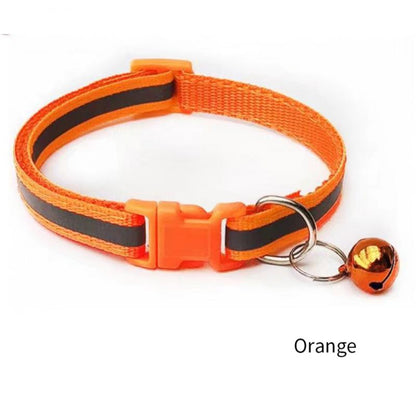 Reflective Cat Collar with Bell Adjustable For Cats