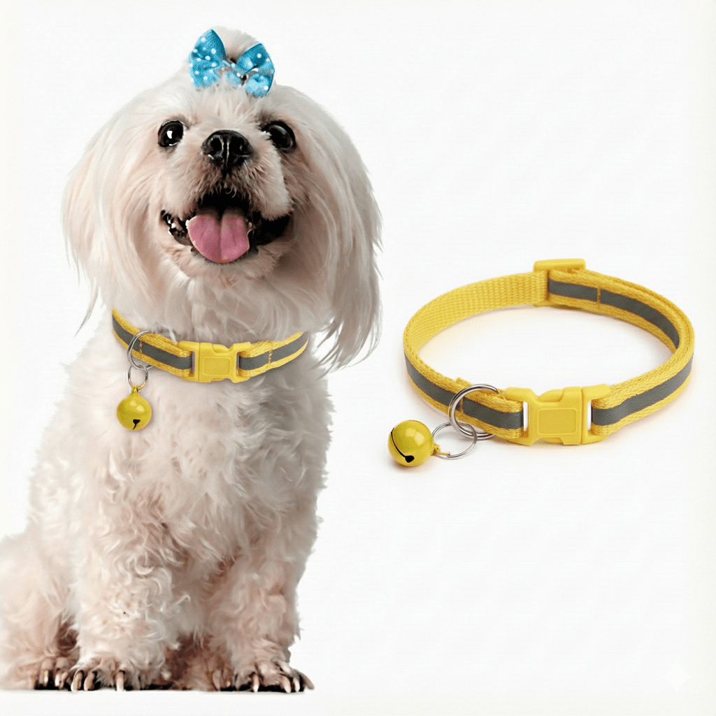 Reflective Cat Collar with Bell Adjustable For Cats