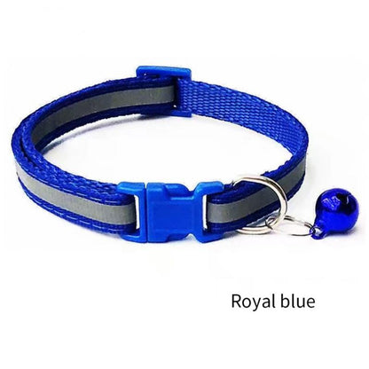 Reflective Cat Collar with Bell Adjustable For Cats