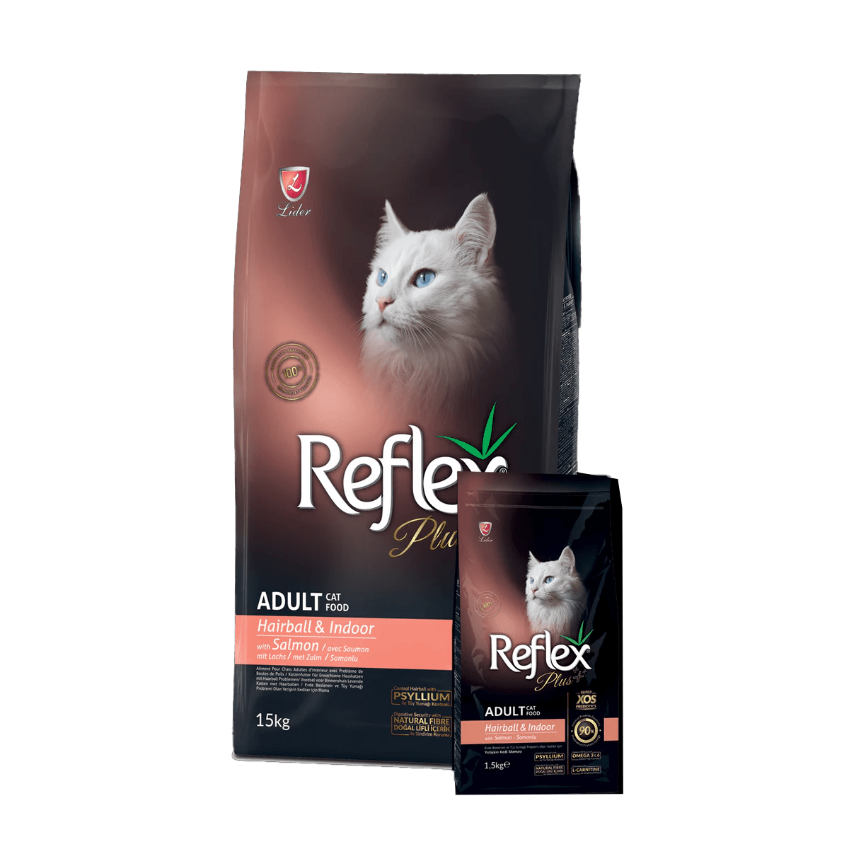 Reflex Plus Cat Food Hairball & Indoor 1.5Kg