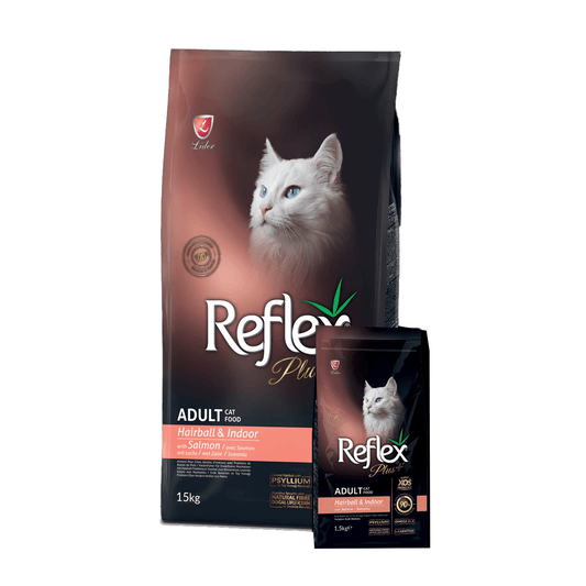 Reflex Plus Cat Food Hairball & Indoor 1.5Kg