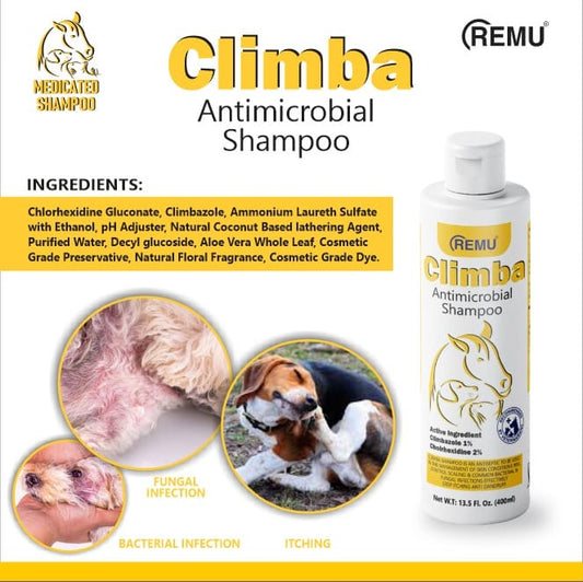 Remu - Climba Medicated Shampoo for Cats and Dogs