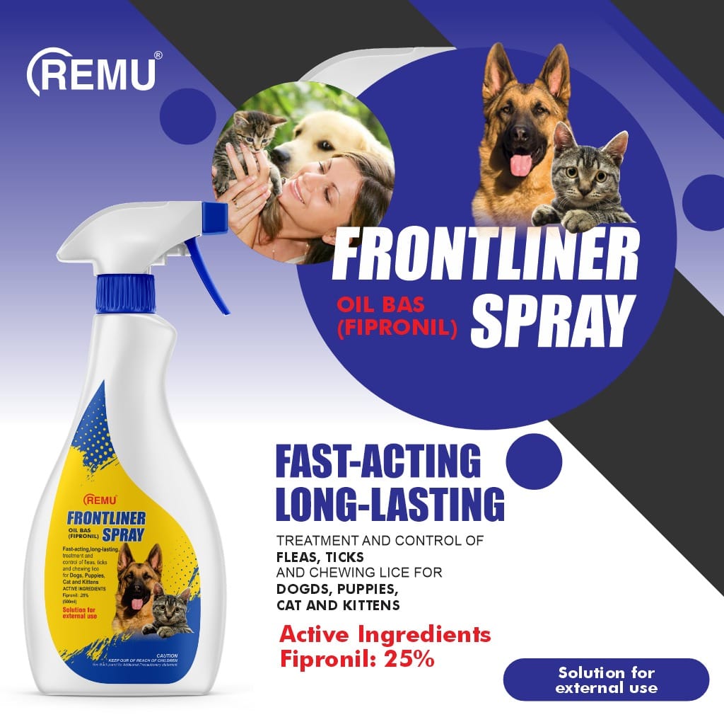 Remu Frontliner – Tick and Flea Spray