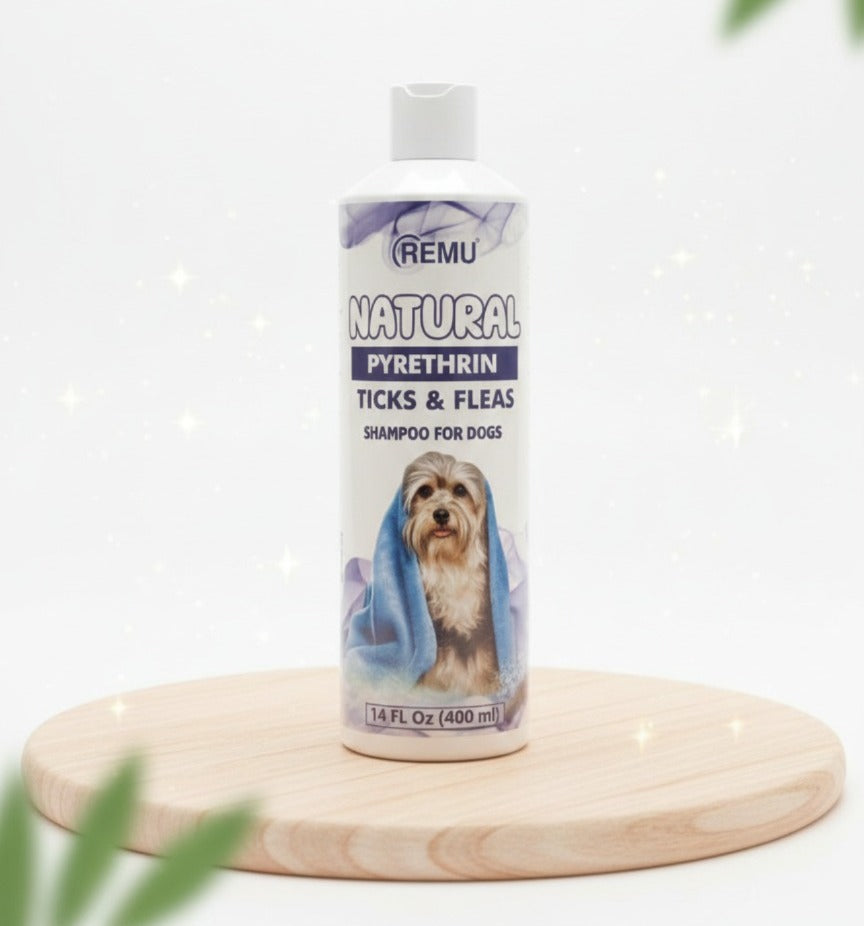 Remu - Natural Tick Flea Pyrethrin Shampoo