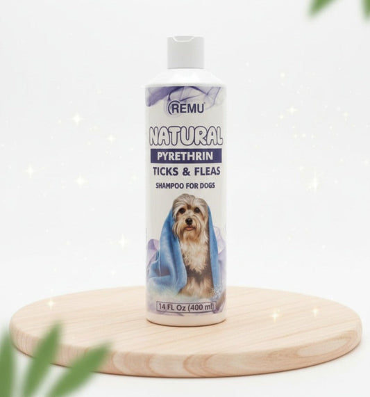 Remu - Natural Tick Flea Pyrethrin Shampoo