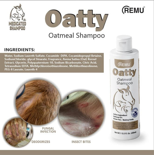 Remu - Oatty Medicated Shampoo for Cats and Dogs
