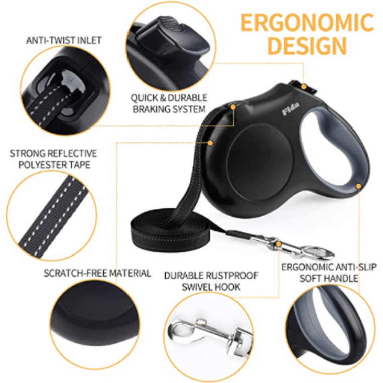 Retractable Long Leash For Dogs