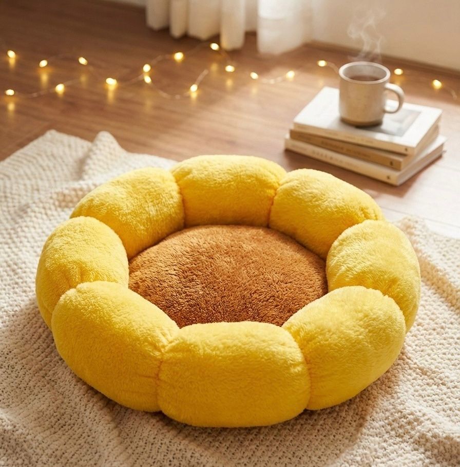Round Cushion Cat/Puppy Bed