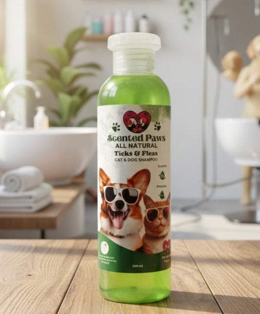Scented Paws All Natural Tick & Flea Cat & Dog Shampoo