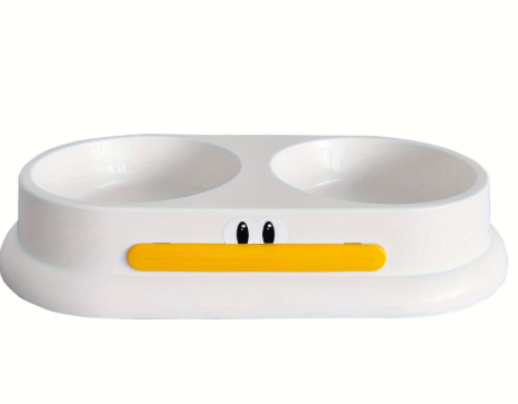 New Double-Layer Cartoon Cat Bowl