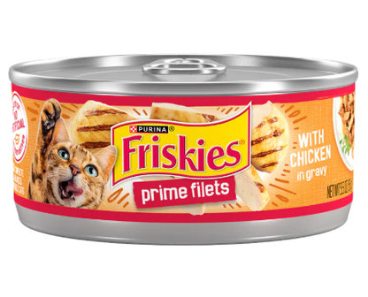 Friskies Tin Adult Prime Filets Wet Food